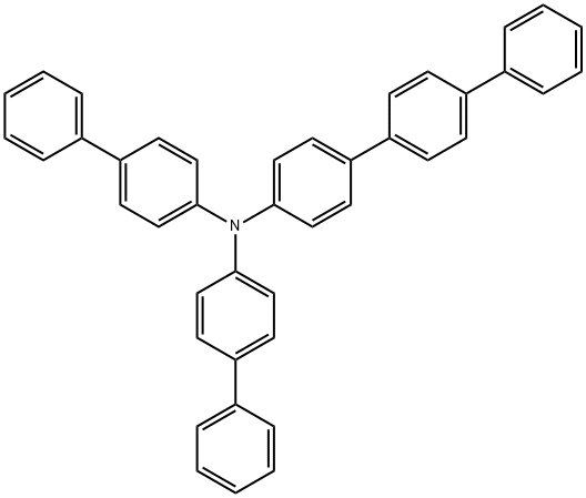 [1,1':4',1''-Terphenyl]-4-amine, N,N-bis([1,1'-biphenyl]-4-yl)- Structure