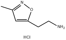 2-(3-methyl-1,2-oxazol-5-yl)ethan-1-amine hydrochloride Structure