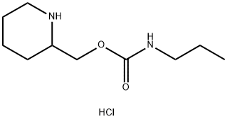 (piperidin-2-yl)methyl N-propylcarbamate hydrochloride 구조식 이미지