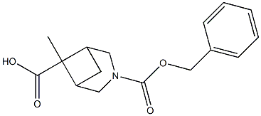 3-benzyl 6-methyl 3-azabicyclo[3.1.1]heptane-3,6-dicarboxylate 구조식 이미지