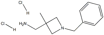 1-(1-benzyl-3-methylazetidin-3-yl)methanamine dihydrochloride Structure