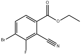 Ethyl 4-bromo-2-cyano-3-fluorobenzoate Structure