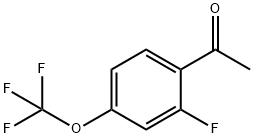 1-[2-Fluoro-4-(trifluoromethoxy)phenyl]ethanone Structure