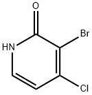 3-bromo-4-chloropyridin-2-ol 구조식 이미지