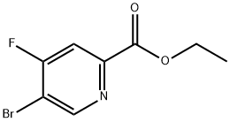 ethyl 5-bromo-4-fluoropicolinate Structure