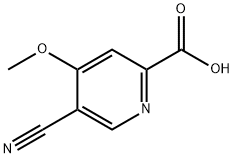 5-cyano-4-methoxypicolinic acid Structure