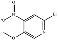2-bromo-5-methoxy-4-nitropyridine 구조식 이미지