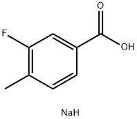 Sodium 3-fluoro-4-methylbenzoate 구조식 이미지