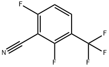 2,6-Difluoro-3-(trifluoromethyl)benzonitrile 구조식 이미지