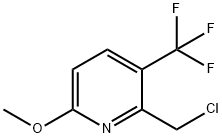 2-Chloromethyl-6-methoxy-3-trifluoromethyl-pyridine Structure