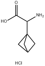 2-amino-2-{bicyclo[1.1.1]pentan-1-yl}acetic acid hydrochloride 구조식 이미지