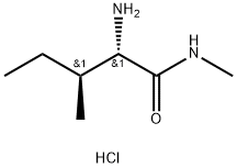 (2S,3S)-2-amino-N,3-dimethylpentanamide hydrochloride Structure