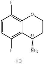 (4S)-5,8-DIFLUORO-3,4-DIHYDRO-2H-CHROMEN-4-AMINE HCl Structure