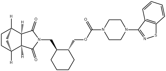 ((1R,2R)-2-(((3aR,4S,7R,7aS)-1,3-dioxooctahydro-2H-4,7- Structure