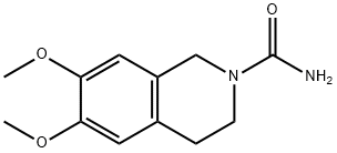 6,7-dimethoxy-1,2,3,4-tetrahydroisoquinoline-2-carboxamide Structure