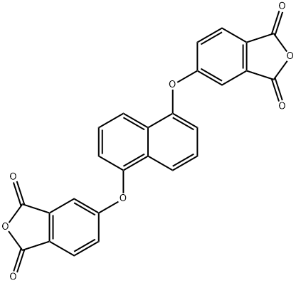 5,5'-[1,5-naphthalenediylbis(oxy)]bis-1,3-Isobenzofurandione Structure