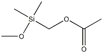 [methoxy(dimethyl)silyl]methyl acetate Structure