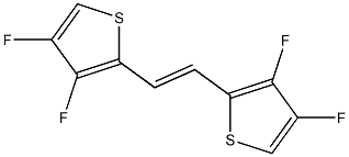 Thiophene, 2,2'-(1E)-1,2-ethenediylbis[3,4-difluoro- Structure