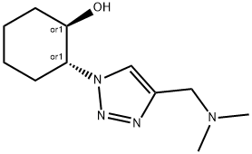 2-{4-[(Dimethylamino)methyl]-1,2,3-triazol-1-yl}cyclohexan-1-ol Structure