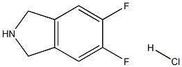 5,6-difluoro-2,3-dihydro-1H-isoindole hydrochloride 구조식 이미지