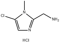 (5-chloro-1-methyl-1H-imidazol-2-yl)methanamine dihydrochloride Structure