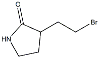 3-(2-bromoethyl)pyrrolidin-2-one 구조식 이미지