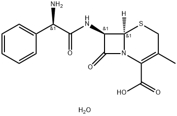 Cephalexin hydrate Structure