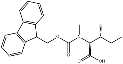 Fmoc-N-methyl-L-alloisoleucine Structure