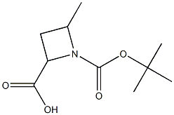 1-[(tert-butoxy)carbonyl]-4-methylazetidine-2-carboxylic acid Structure