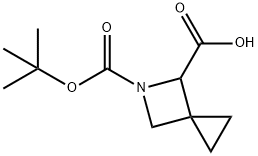 5-(tert-butoxycarbonyl)-5-azaspiro[2.3]hexane-4-carboxylic acid 구조식 이미지