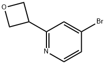 4-bromo-2-(oxetan-3-yl)pyridine 구조식 이미지