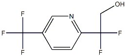 2,2-Difluoro-2-(5-(trifluoromethyl)pyridin-2-yl)ethanol 구조식 이미지