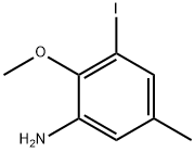 3-Iodo-2-methoxy-5-methyl-phenylamine Structure