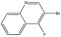 3-bromo-4-fluoroquinoline 구조식 이미지