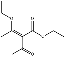 2-Butenoic acid, 2-acetyl-3-ethoxy-, ethyl ester, (Z)- (9CI) Structure