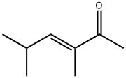 (E)-3,5-dimethylhex-3-en-2-one Structure