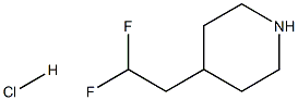 4-(2,2-difluoroethyl)piperidine hydrochloride Structure