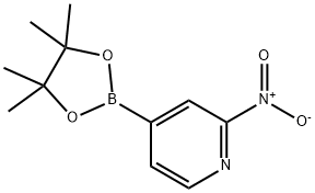 2-nitro-4-(tetramethyl-1,3,2-dioxaborolan-2-yl)pyridine Structure