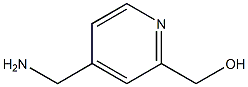 (4-Aminomethyl-pyridin-2-yl)-methanol Structure