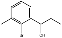 1-(2-bromo-3-methylphenyl)propan-1-ol 구조식 이미지