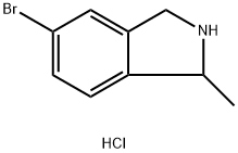 5-Bromo-1-methyl-2,3-dihydro-1H-isoindole hydrochloride 구조식 이미지