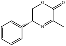 2H-1,4-Oxazin-2-one, 5,6-dihydro-3-methyl-5-phenyl-, (5R)- Structure