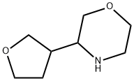 Morpholine, 3-(tetrahydro-3-furanyl)- 구조식 이미지