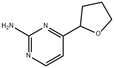 4-(tetrahydrofuran-2-yl)pyrimidin-2-amine 구조식 이미지