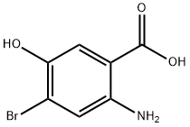2-Amino-4-bromo-5-hydroxy-benzoic acid Structure