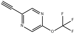 2-ethynyl-5-(trifluoromethoxy)pyrazine Structure