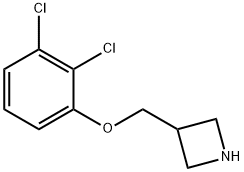 3-[(2,3-Dichlorophenoxy)methyl]azetidine Structure