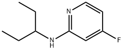 4-fluoro-N-(pentan-3-yl)pyridin-2-amine 구조식 이미지