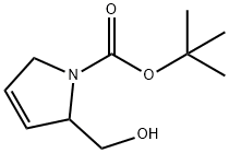 2-Hydroxymethyl-2,5-dihydro-pyrrole-1-carboxylic acid tert-butyl ester 구조식 이미지