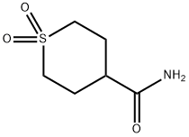 tetrahydro-2H-thiopyran-4-carboxamide 1,1-dioxide Structure